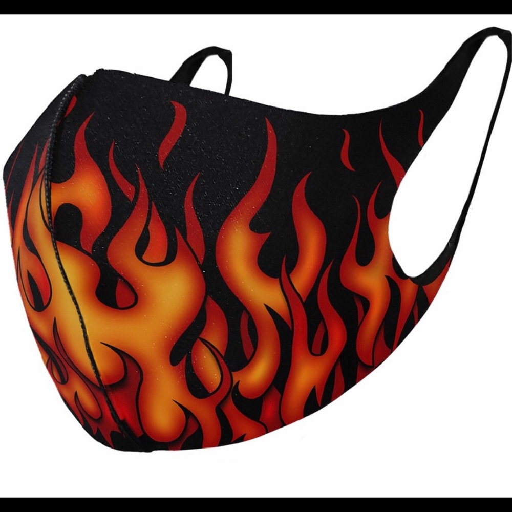 Men’s Tribal Flames Protective Face Mask